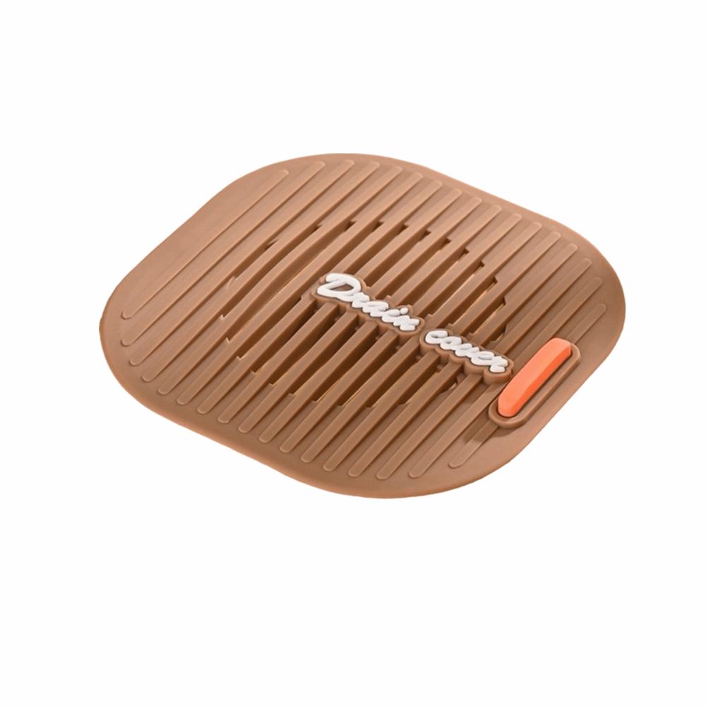 Silicone Sewer Floor Drain Cover Reusable Thickened Floor Drain Sticker Drainage Anti-blocking Shower Drain Cover