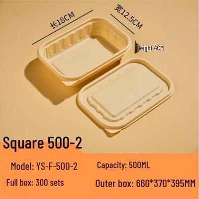 Disposable Corn Starch Food Containers with Lid