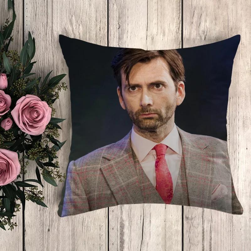 Kissen David Tennant Dekorative Kissenbezüge für Kissen 45x45 Kissenbezüge Sofakissen Kissenbezug Deko 40x40 Autodekoration