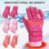 Snow Snowboard Waterproof Outdoor Sports Mittens Ski Children Skiing Gloves Kids Cycling Gloves