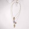 ZA cross-border personalized trend animal insect alloy beetle cicada fish pendant multi-layer necklace high-end versatile model