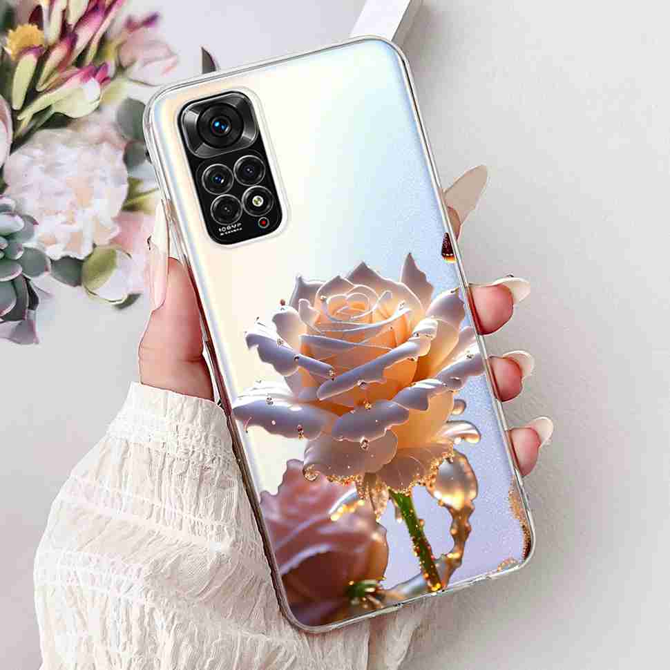 For Xiaomi Redmi Note 11 Pro 4G Case New Fashion Soft Silicone Phone Case For Redmi Note 11 11E Note11E Pro Cover Housing 6.67"