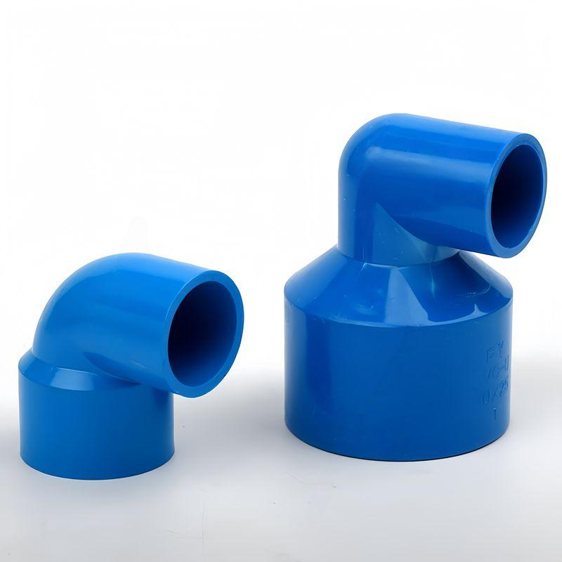 1PC I.D 20~50mm PVC Reducing 90 Degree Elbow Joints PVC Pipe Connector Garden Irrigation Water Aquarium Fish Tank DIY Fitting