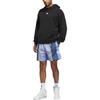 Adidas Originals FW24 Allover Print Series Logo Color Block Striped Comfortable Loose Fit Mid Rise Sports Shorts Unisex Shorts Light-Silver IY7376