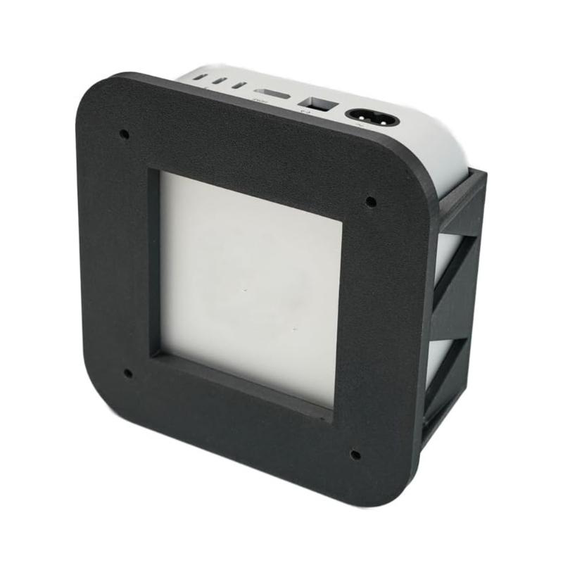 Metal Holder Wall Mount Display Bracket for Mini Desktop Computer Under Desk Stand Holder Easy Installation