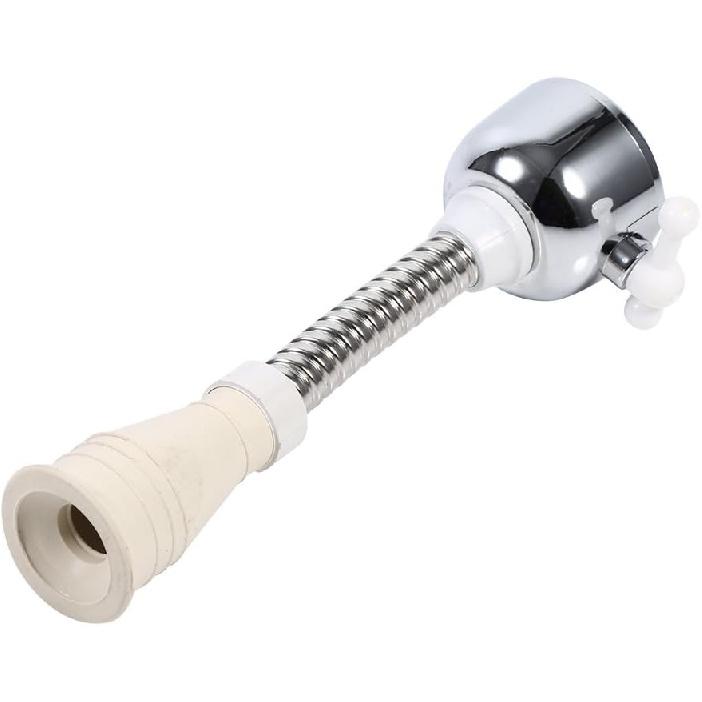 Swivel Faucet Aerator, 360° Rotatable Kitchen Sink Faucet Aerator Swivel Faucet Extender Sprayer Faucet Head No Splash Nozzle Filter Hose Adjustable
