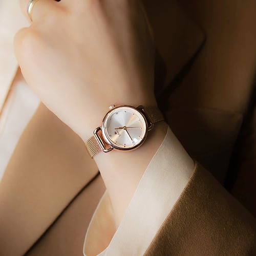 

[LANZZ] LANZZ Women s Metal Watch Rose Gold LA-1280 none