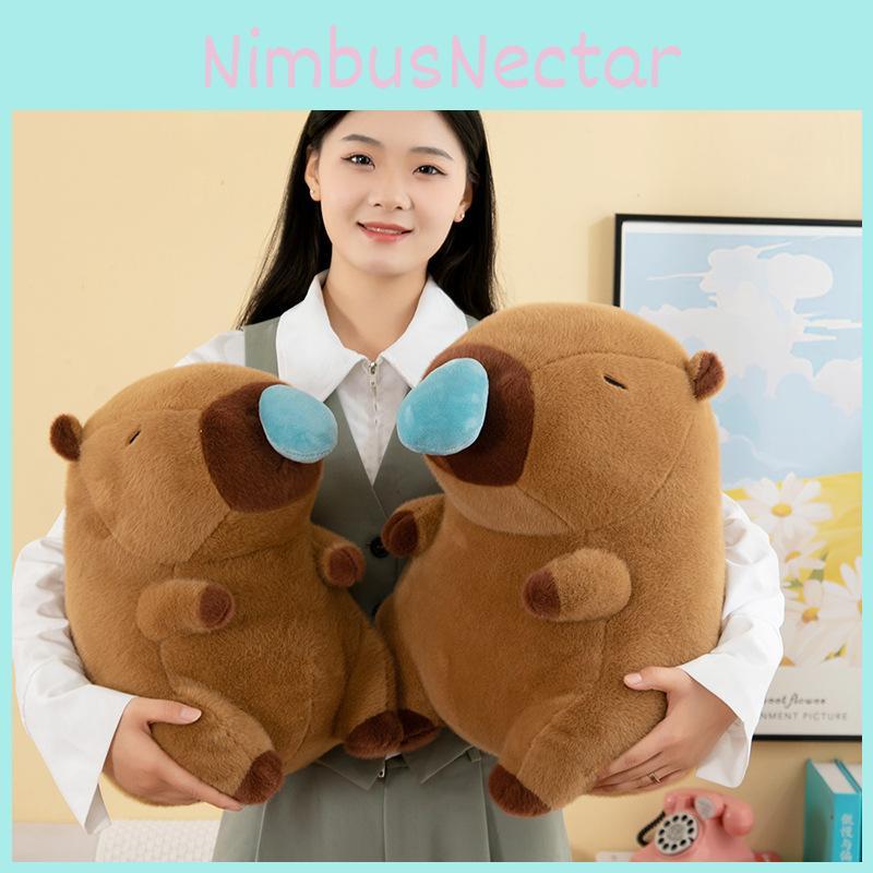 Capybara Animal Plush With Premium Short Plush And Pp Cotton For Kids Room Decor