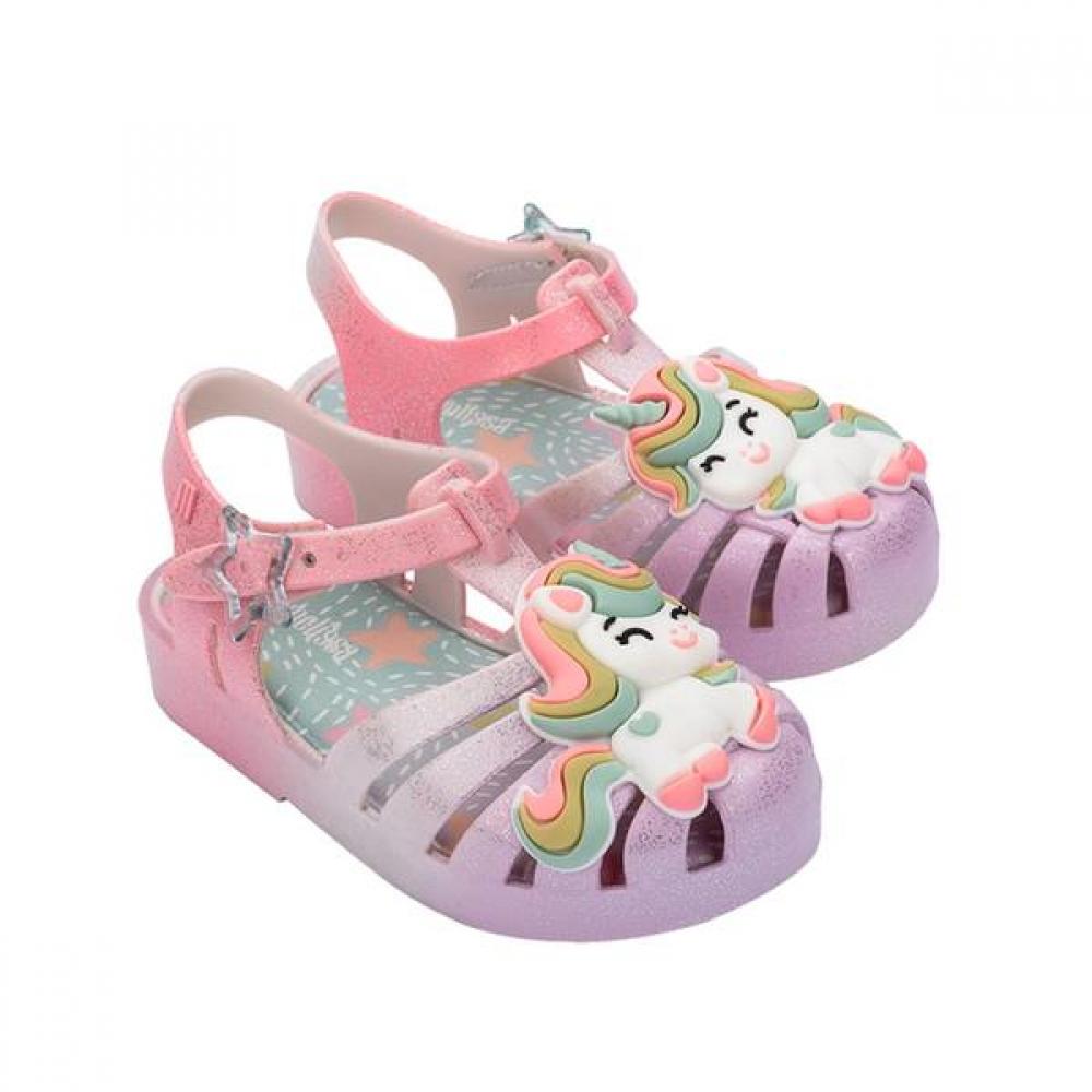 Mini Melissa Toebox Possession Uni Baby  Soft Jelly Shoes  Mskcg2tspu11 140mm   