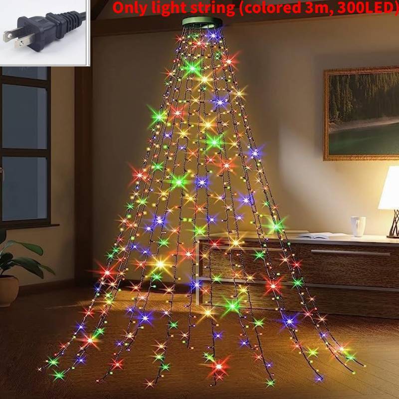 Christmas Tree Led Lights With Low Voltage Power For Festive Home Decor