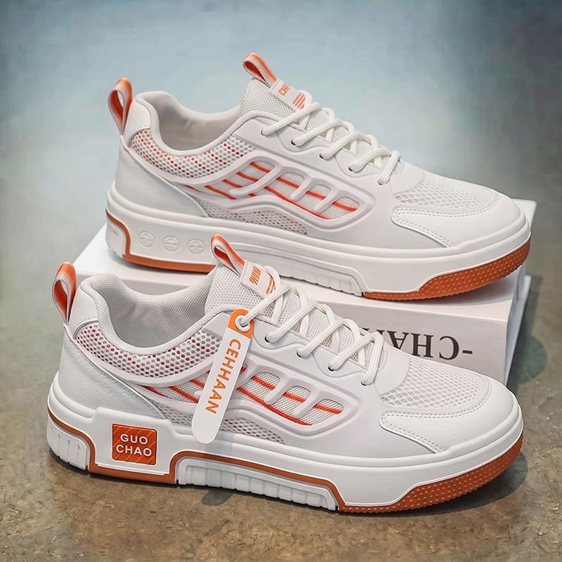 Men 's Casual Four Seasons Fashion Skateboarding Students Comfortable Sneakers Boys Trending Soft Sole Breathable Shoes