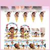 Party Supplies Moana Set Plates Napkins Cutlery Kids Holiday Decorations