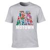 Unisexs Cotton Tshirt Retro Colorful African American Portrait Graphic Tee Casual Streetwear Top