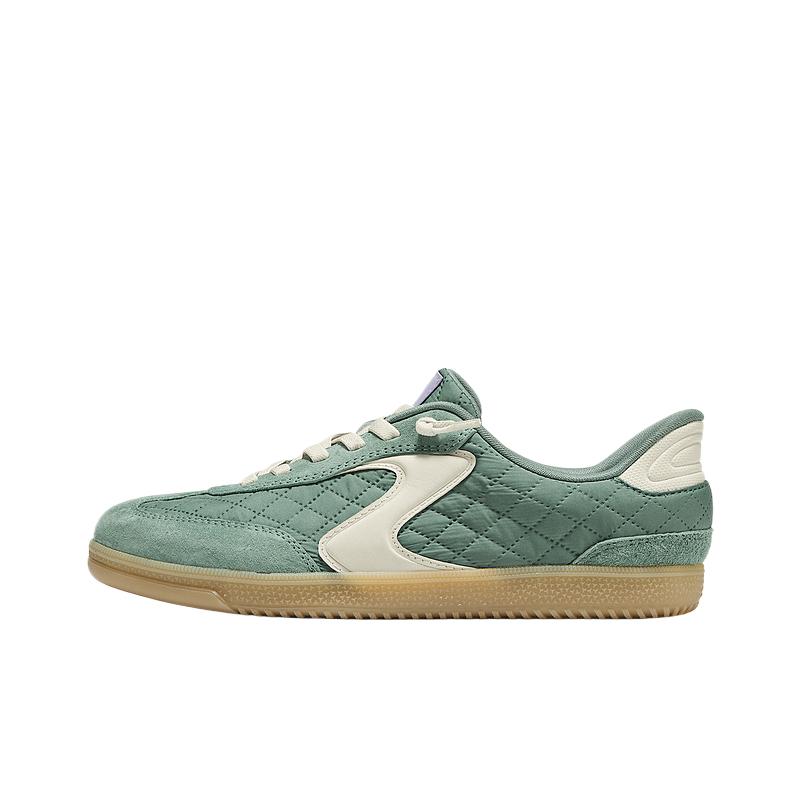 Skechers Court Classics Fabric Synthetic Leather Lace-Up Round Toe Low-Top Sneakers Women sneakers 185329W-SAGE 35