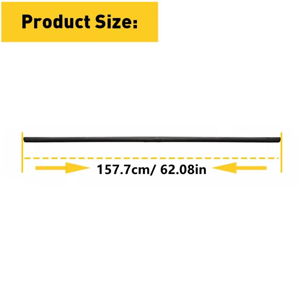 For Car Roof Repair Black Roof Drip Molding Car Roof Trim Molding Car Cover Left Right Pair Stable Performance