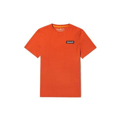 Outdoor Solid Color Loose Casual Breathable Short Sleeve T-Shirt Unisex Tops Burnt-Umber A26S7-CL7