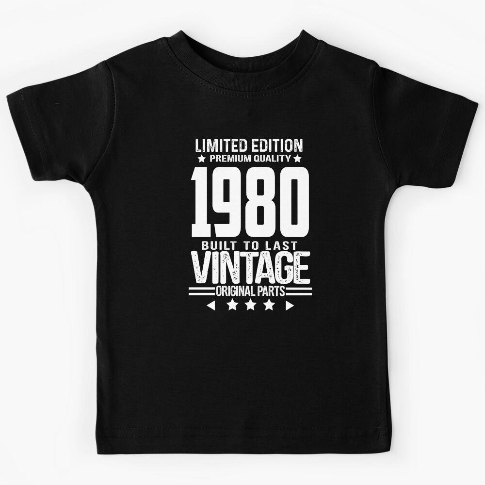 Vintage 1980 - Retro Birthday Kids T-Shirt 160
