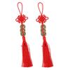 Chinese Knot Tassel Feng Shui Coin Pendant Wall Hanging Decor