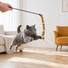 Funny Cat Stick Toy, Cat Toys for Indoor Cats, Interactive Cat Teaser Wand, Plush Kitten Toys, Cat Toy for Indoor Play Exercise