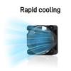 3D-Druckerteile 2510 Lüfter für Bambu Lab X1 P1 Hotend mit Kabel Schnelle Kühlerlüfter für Bambu X1C P1S P1P Serie