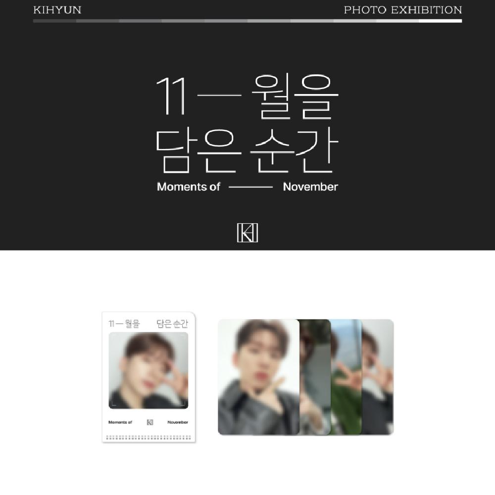 Предзаказ MONSTA X KIHYUN Moment of November Mini L Holder & Photo Card Set купить недорого