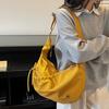Casual Commuter Women Bag Korean Sle Foldable Soft Nylon Material Single Shoulder Crossbody Bag Trendy Design Bolsos Para Mujer