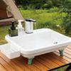 Outdoor Waschbecken Tragbares Handwaschbecken und Elektrisches Set für Camping Gartenaktivitäten
