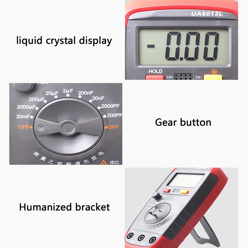 Small  Capacitance Meter with High Precisions Sensoring & Data Hold Function Pocket Size for DIY Enthusiasts & Engineers