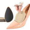 Women's Cowhide Anti-Slip Forefoot Pad with Breathable, Sweat-Absorbent Latex - Reduces Pain and Wear, Fits Large To Small Shoe Sizes