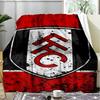 1pz Coperta Morbida in Flanella Stampata Fulham F.C. per Camera da Letto Adulto Soggiorno Divano Campeggio Viaggio Regali per Fan Regali di Natale