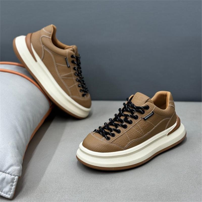 Winter casual simple color matching ancient round head casual and comfortable ok