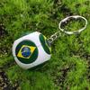 Gifts Car Key Chains Football Key Chain Country Soccer Keyring World Flag Ball Charms Bag Pendant
