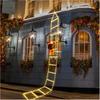 1.5/3M Christmas Decoration LED Santa Claus Climbing Ladder Light USB Plug 8 Flashing Modes Suitable Home Xmas Tree Wall Window