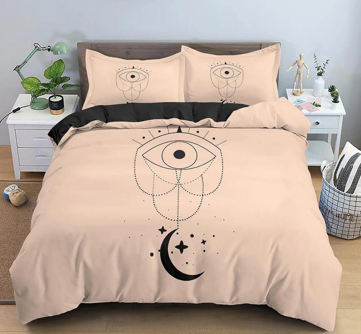 

Comforter Sun And Moon Queen King Size Exotic Mandala Divination Themed Bedding Home Decor 3 Piece Set Soft Quilt Cove Comforter (quilt)-EU Single(135*200cm)3pcs