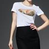 Summer Weird Breast Women'S Short Sleeve T-Shirt Crew Neck T