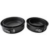 4Pcs/Set Cake Pan for Baking Removable Bottom Non-Stick Springform Cheesecake Pan Leakproof Round C