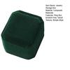 Ring Storage Box, Octagonal Design, with Soft Flannel Organizer, Shockproof Scratch-Proof Ring Box for Engagement Wedding Proposal