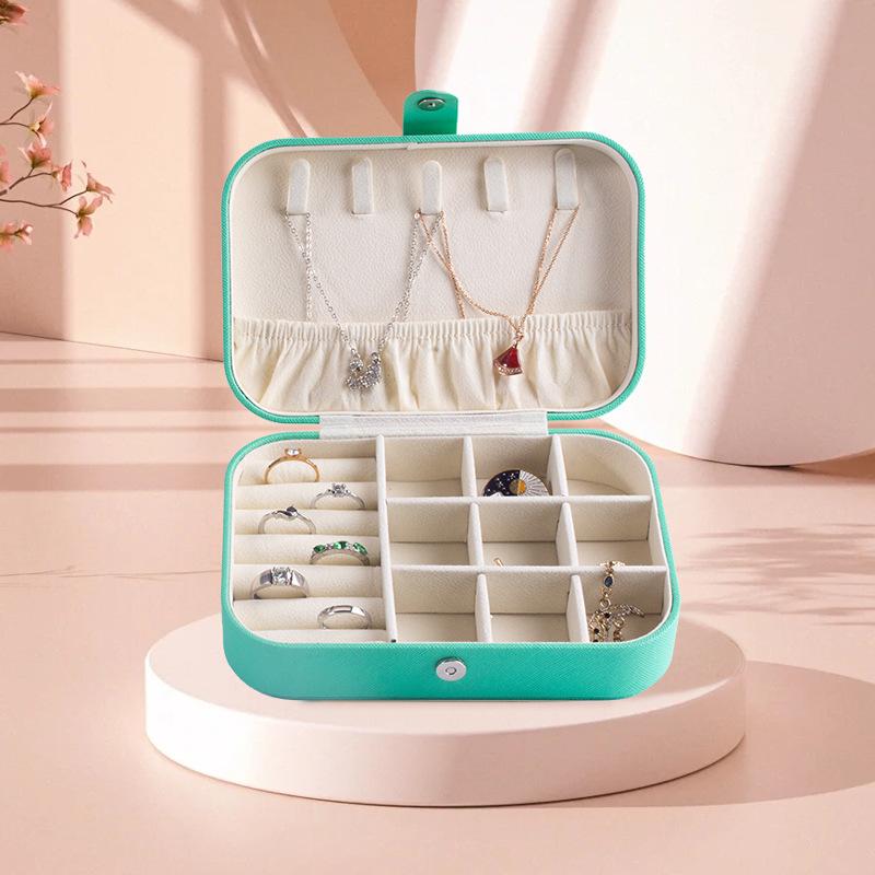 Portable Jewelry Box European Princess Travel Korean Hand Jewelry Jewelry Bag Earrings Ring Small Storage Box