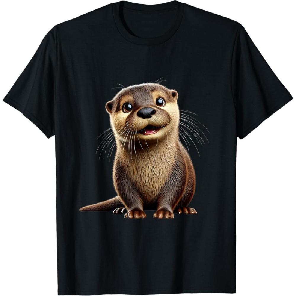 

Adorable Otter T-Shirt XXXXXL чёрный