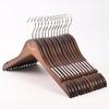 JINGRUIXIANG Vintage Wooden Clothes Hangers (10-Pack)