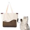 Cat Shoulder Bag Carrier Breathable Handbag Versatile 13x6x14.6inch with Drawstring Opening for
