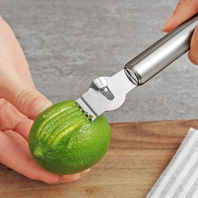 Lemon Grater Anti-slip Kitchen Gadget Stainless Steel Fruit Citrus Lemon Peeler Grater for Kitchen