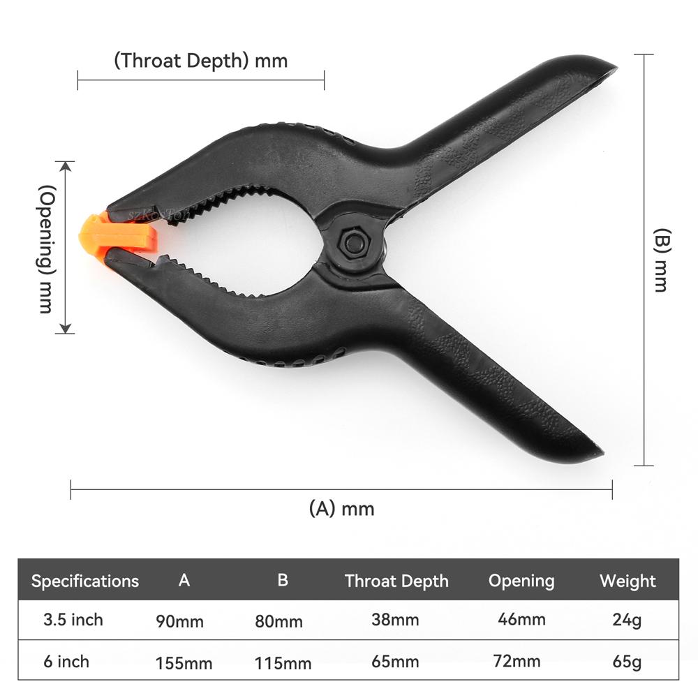 1/1/1/11pcs DIY Plastic Clamp Woodworking Fastening Tools Clamps Photo Studio Background Green Screen Fixed Clip Accessory