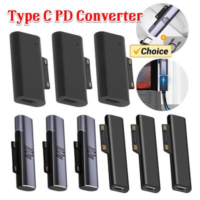 For Microsoft Surface To Type C PD Fast Charging Converter Charger Plug Adapter