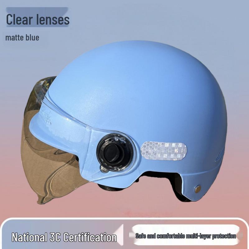 3C Certified Lightweight Electric Bike Helmet for Men & Women - Summer Sun Protection Half Helmet