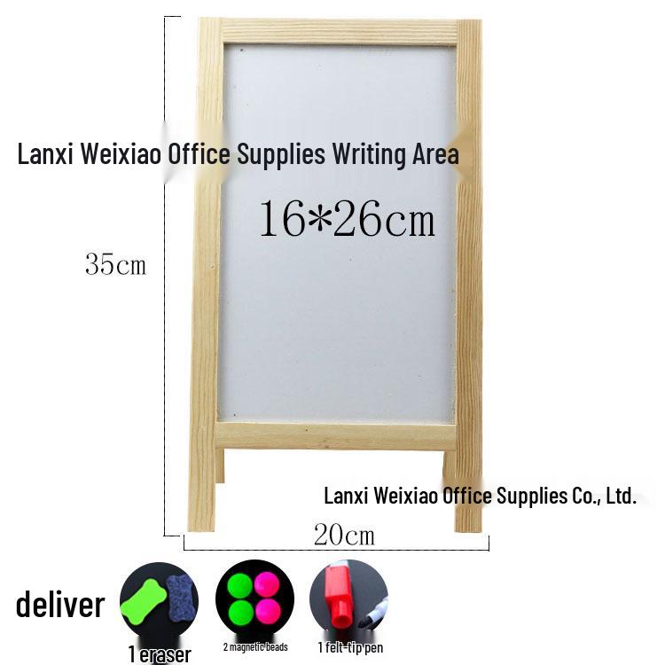 

Двусторонняя деревянная доска-мольберт для дома и рекламы в магазине