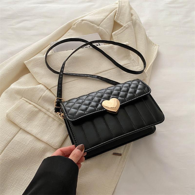 Simple And Stylish Crossbody Bag Trendy Street Fashion Single Shoulder Bag чёрный