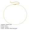 Korean Minimalist Versatile Snake Bone Chain Necklace - Cold Style Stainless Steel Jewelry