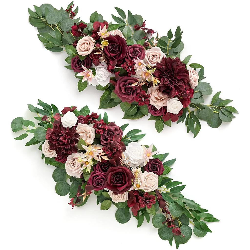 75 cm Künstliche Blume Hochzeitsbogen Blume Willkommens-Türsturz Blume Weinparty Esstisch Blumendekoration