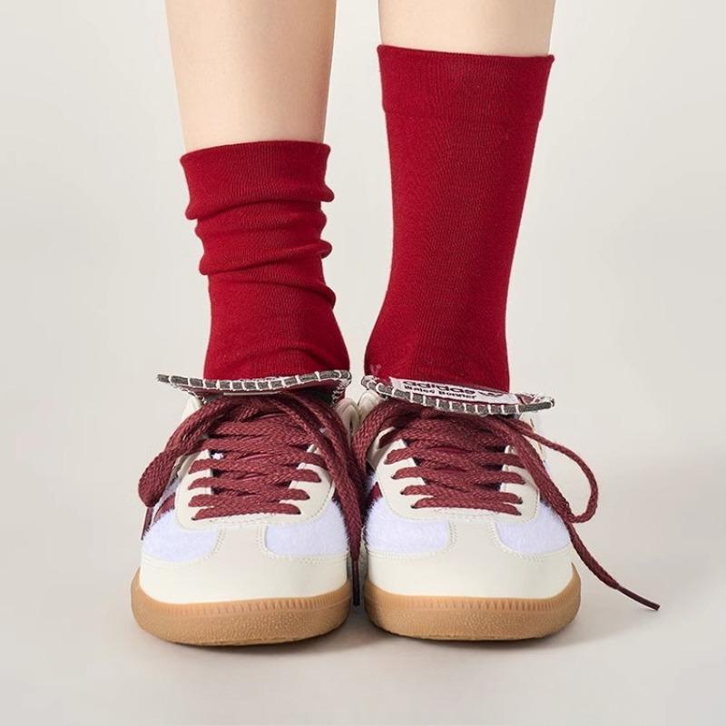 Pure Cotton Women's Sweat-absorbing Women's Socks, Postpartum Socks, White Pile Socks, Summer Thin Women's Socks